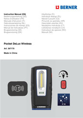 Berner Pocket DeLux Wireless Benutzerhandbuch