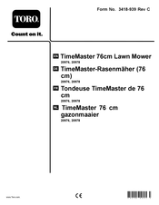 Toro TimeMaster 20976 Bedienungsanleitung