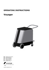 System Cleaners Voyager 2K Betriebsanleitung