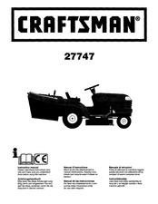 Craftsman 27747 Anleitungshandbuch