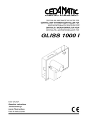 cedamatic GLISS 1000 I Betriebsanleitung