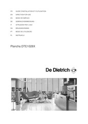 De Dietrich DTE1028X Gebrauchsanweisung