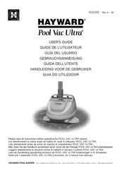 Hayward Pool Vac Ultra Gebrauchsanweisung