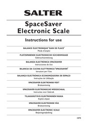 Salter SpaceSaver Gebrauchsanweisung