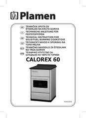 Plamen CALOREX 60 Technische Anleitung