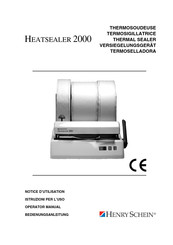 Henry Schein HEATSEALER 2000 Bedienungsanleitung