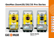 GeoMax Zoom20 Pro Serie Gebrauchsanweisung