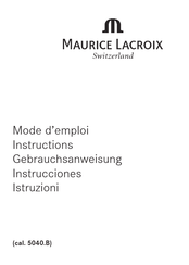 Maurice Lacroix 5040.B Gebrauchsanweisung