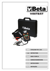 Beta 1498TB/ST Gebrauchsanweisung