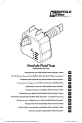 Buffalo filter ViroSafe Fluid Trap VS12D01 Gebrauchsanweisung