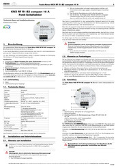 elsner elektronik KNX RF R1-B2 compact 16 A Technische Daten Und Installationshinweise