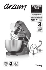 Arzum CRUST MIX 1000 AR 1069 Gebrauchsanweisung