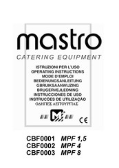 mastro CBF0003 Bedienungsanleitung