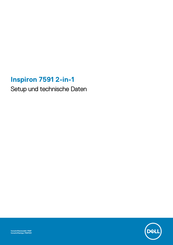 Dell Inspiron 7591 2-in-1 Einrichtung Und Technische Daten