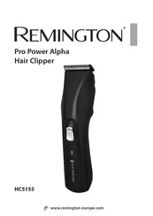 Remington Pro Power Alpha HC5155 Bedienungsanleitung