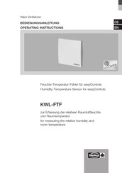 Helios KWL-FTF Bedienungsanleitung
