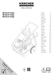 Kärcher HD 25/15-4 Cage Bedienungsanleitung