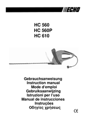 Echo HC 560P Gebrauchsanweisung