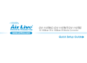 Air Live OV-110TMC Kurzanleitung