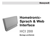 Honeywell Hometronic HCI 200 Montage Und Betrieb