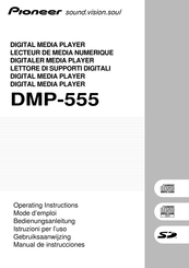 Pioneer DMP-555 Bedienungsanleitung