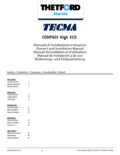 Tecma COMPASS High ECO Bedienungs- Und Einbauanleitung