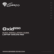 Genesis OXID 550 Kurzanleitung