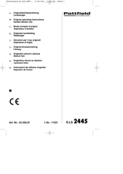 Pattfield Ergo Tools E-LS 2445 Originalbetriebsanleitung