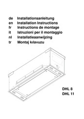 V-ZUG DHL 11 Installationsanleitung