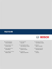Bosch VLS 5140 Erstinbetriebnahme
