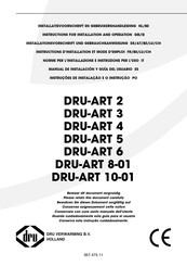 Dru DRU-ART 8-01 Installationsvorschrift Und Gebrauchsanweisung