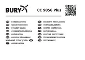 BURY CC 9056 Plus Kurzanleitung