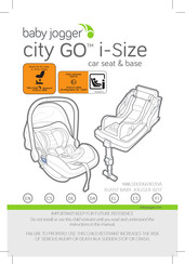 Baby Jogger city GO i-Size Bedienungsanleitung