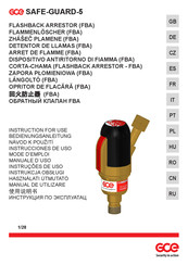 GSE SAFE-GUARD-5 FBA Bedienungsanleitung