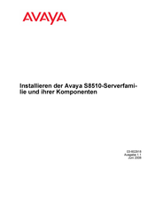 Avaya S8510-Serie Installieren