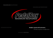 PedalBox Maximum Response Bedienungsanleitung