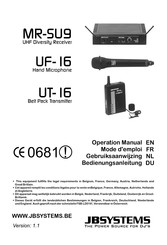 JB Systems UT-16 Bedienungsanleitung
