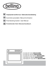 Belling SC 900 DFT INOX Benutzerhandbuch