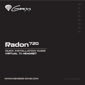 Genesys Radon720 Virtual 7.1 Schnelle Installationsanleitung
