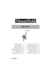 Mountfield Manor 360-G Gebrauchsanweisung