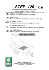 IMER STEP 120 Handbuch Für Bedienung, Wartung Und Ersatzteile