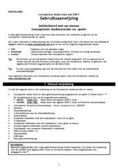 Conceptronic CM3GD Benutzerhandbuch