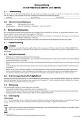 Medion E89071 Kurzanleitung