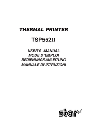Star TSP552II Bedienungsanleitung