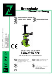 Zipper ZI-HS10PT Bedienungsanleitung