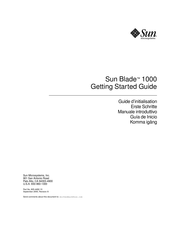 Sun Microsystems Sun Blade 1000 Erste Schritte