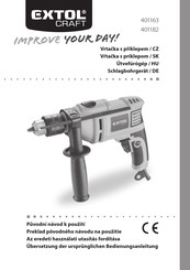 EXTOL Craft 401182 Bedienungsanleitung