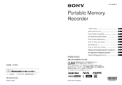 Sony PMW-RX50 Handbuch