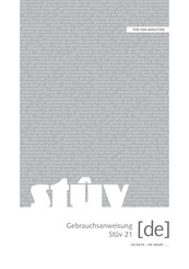 Stuv 21/135 SF Gebrauchsanweisung