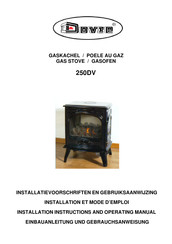 Dovre 250DV Einbauanleitung Und Gebrauchsanweisung